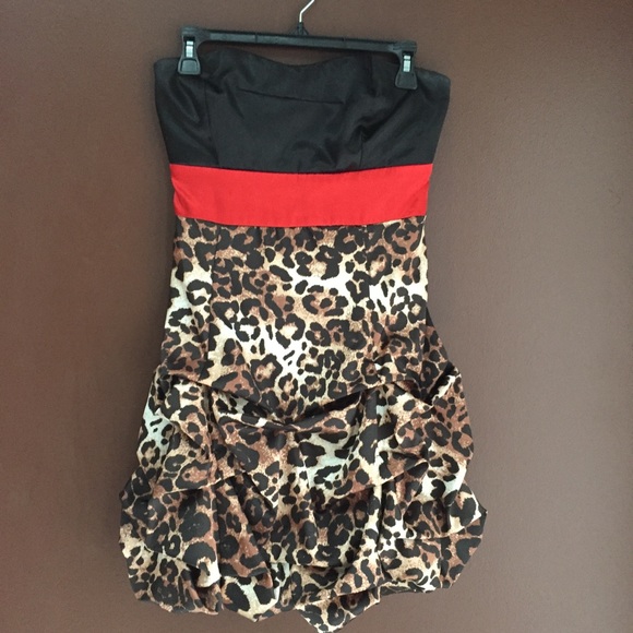 Pink Cheetah Dress Deb